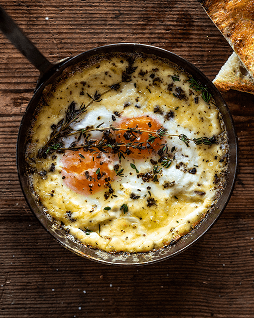 Stonegate Estate | Organic eggs | Baked eggs | Brunch recipes