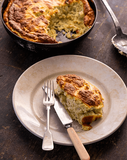 Stonegate Estate Organic eggs Haddock soufflé Recipes