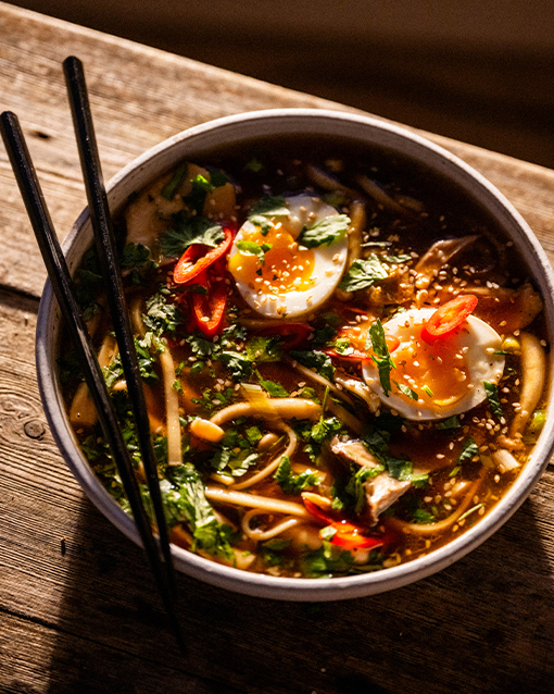A January Chicken Ramen | Stonegate Estate Organic Eggs