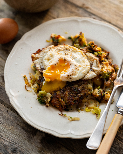 Boxing Day Bubble and Squeak Stonegate Estate Organic Eggs