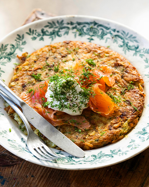 Gill Meller’s Herby Potato Pancakes - Stonegate Estate